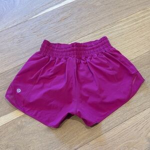 lululemon athletica Fuchsia Athletic Shorts